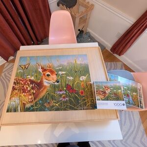 Buffalo Games Bambi Deer in Wildflowers Grass 1,000 Piece Jigsaw Puzzle